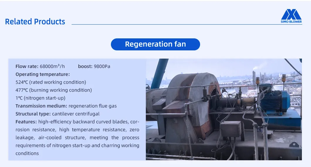หน้าใบ centrifugal ส่งอัดลมอัดลมสําหรับไบเลอร์ 10