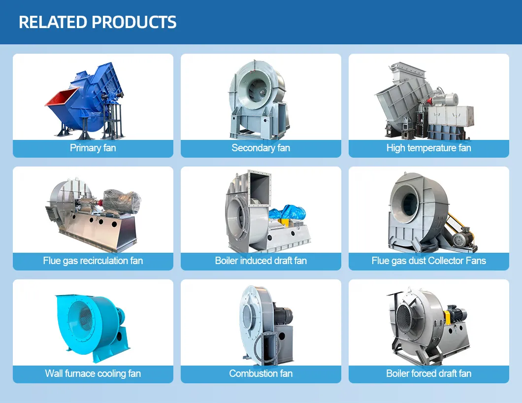 พัดลมแรงเหวี่ยง 45kw สำหรับลำเลียงวัสดุ ปริมาณลมมาก แรงดันต่ำ 3