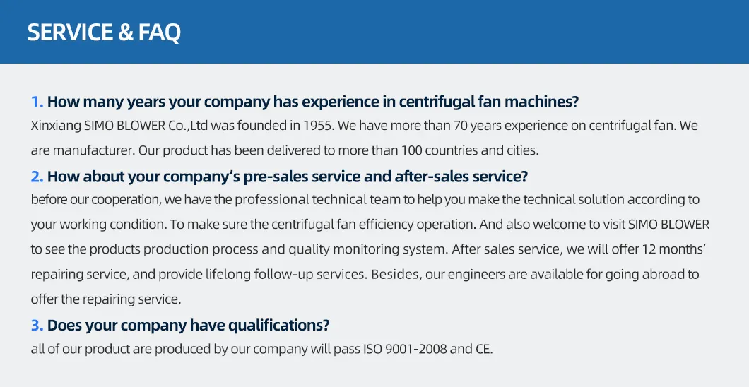พัดลมดูดอากาศแบบแรงเหวี่ยงสำหรับบำบัดไอเสียเตาหลอมไฟฟ้าแบบอาร์ค 5-12 ซีรีส์ 13