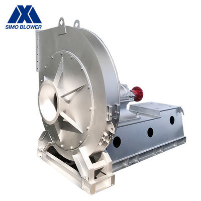 พัดลมหอยโข่งสำหรับงานหนักแบบทางเข้าเดียวสวมหม้อต้มฟลูอิไดซ์เบดที่ทนทาน